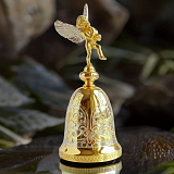 Колокольчик "Ангелок". Позолоченный