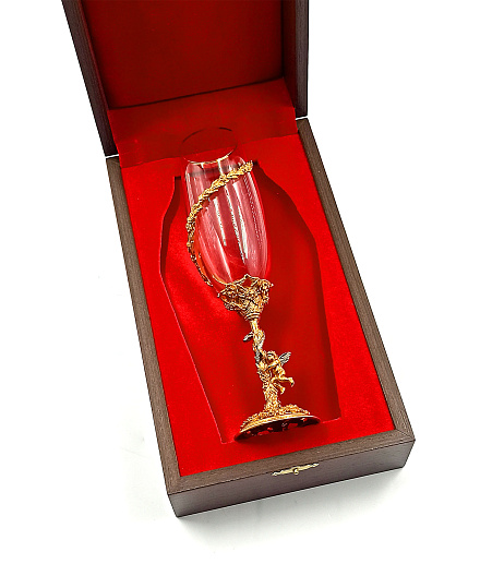 Бокал для вина "Бабочка" Златоуст.