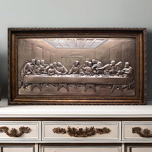 Картина из металла "Тайная вечеря"