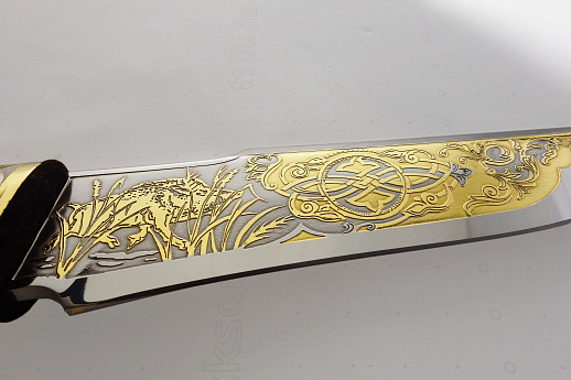 Нож с головой кабана № 2. Златоуст