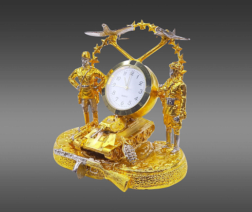 Часы в золоте "Самолеты" купить с доставкой Часы в золоте "Самолеты"