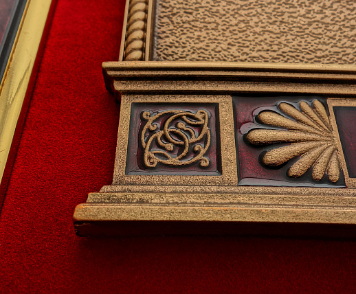 Плакетка "Российские железные дороги" в подарочной упаковке