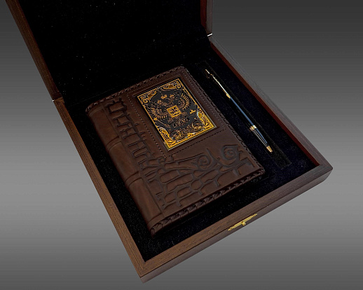 Набор "Ежедневник, ручка". Златоуст