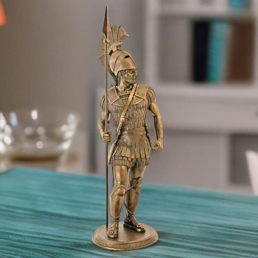 Бронзовая композиция "Воин из Спарты"