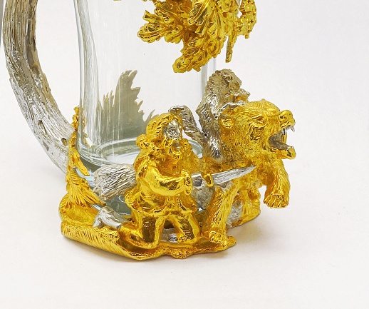 Пивной бокал "Охота на медведя"