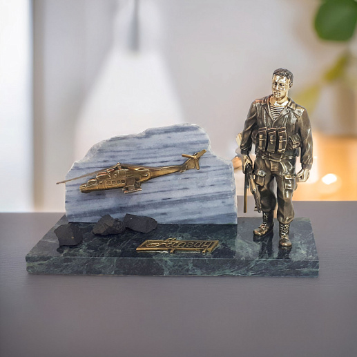 Бронзовая статуэтка "Афганский" купить с доставкой Бронзовая статуэтка "Афганский"