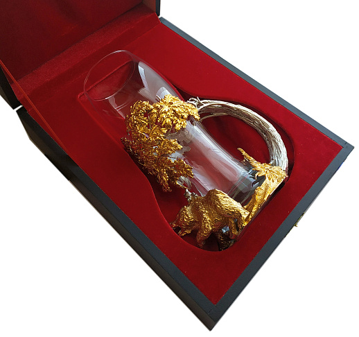 Пивной бокал "Охота на медведя"