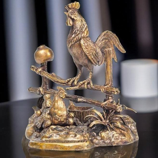 Бронзовая скульптура «Утро в деревне» купить с доставкой Бронзовая скульптура «Утро в деревне»