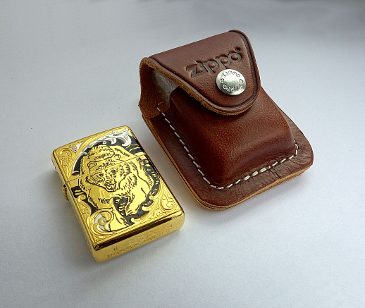 Зажигалка Zippo оригинал "Медведь" № 3 купить с доставкой Зажигалка Zippo оригинал "Медведь" № 3