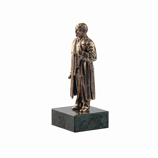 Бронзовая статуэтка "В.И. Ленин" на подставке