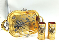 Набор для водки "Степь" Златоуст