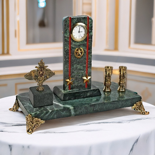 Часы подарочные «Погон с п/п и гербом Сухопутных войск» купить с доставкой Часы подарочные «Погон с п/п и гербом Сухопутных войск»