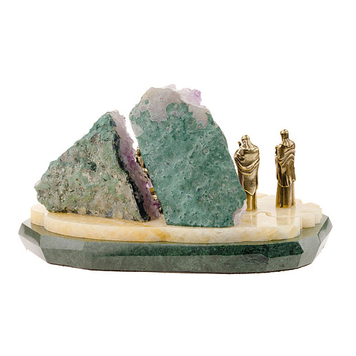 Бронзовая подарочная композиция "Рождество Христово"