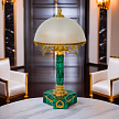 Лампа настольная из малахита "Элит"