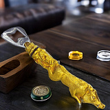 Бронзовая открывашка для пива "Кабан"