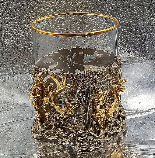 Подарочный бокал для виски  "Охота"