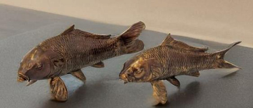 Бронзовая композиция «Сазаны»