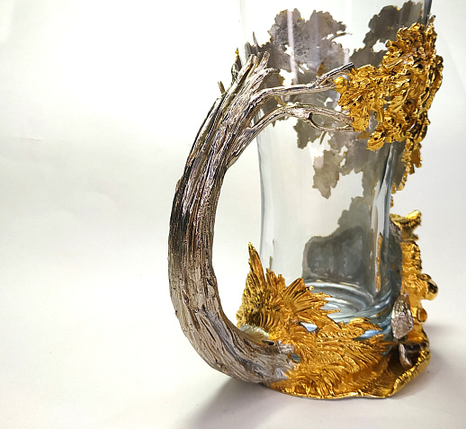 Пивной бокал "Охота на медведя"