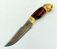 Нож "Пантера" №8 /дамаск/. Златоуст