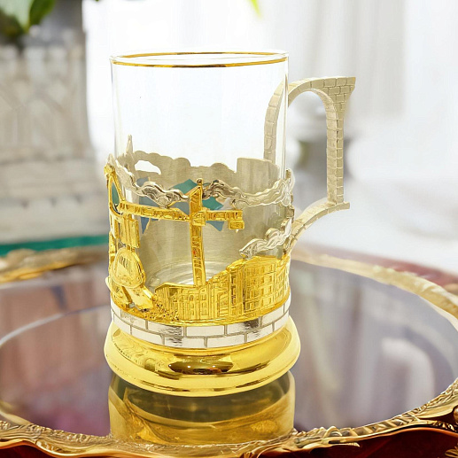 Подарочный подстаканник "Подарок строителю"