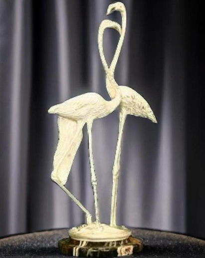Бронзовая скульптура «Фламинго на болоте» купить с доставкой Бронзовая скульптура «Фламинго на болоте»
