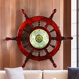 Штурвал сувенирный, барометр (6 ручек)