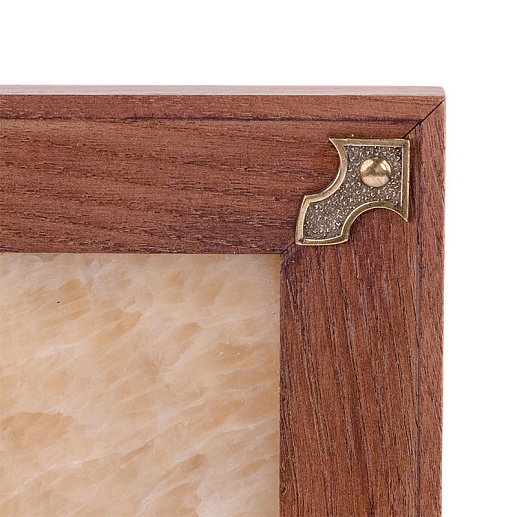 Бронзовая картина-панно на ониксе "Паук"