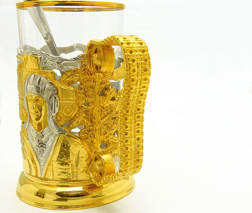 Сувенирный подстаканник "Танки"