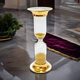 Песочные часы подарочные "Золотой песок"  № 2. Златоуст