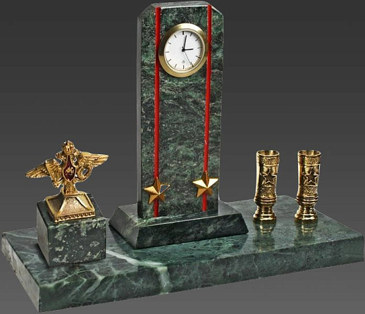 Часы подарочные «Погон с п/п и гербом МО»