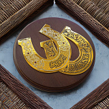 Подкова на свадьбу "Совет да любовь". Златоуст