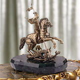 Статуэтка «Георгий Победоносец большой в шлеме»