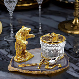 Подарочная медовница на агате. Златоуст