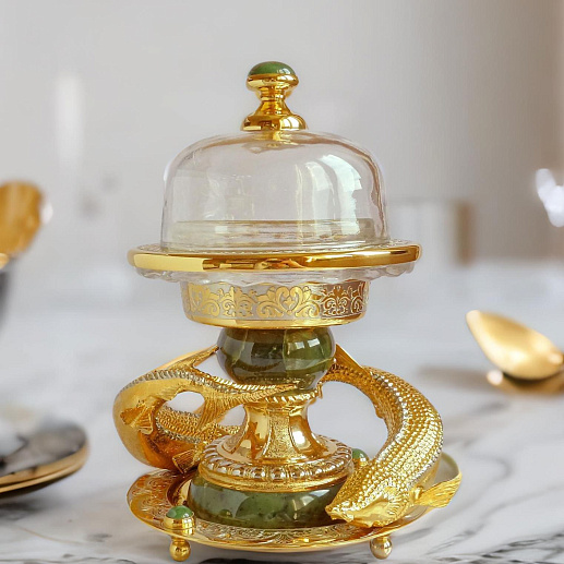 Икорница "Морская". Златоуст купить с доставкой Икорница "Морская". Златоуст