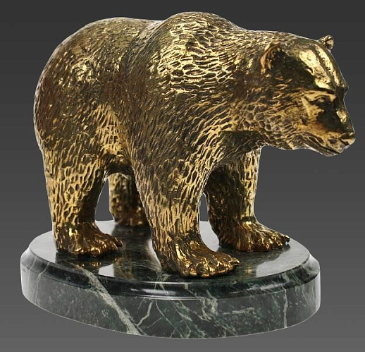 Бронзовая статуэтка «Большой медведь» купить с доставкой Бронзовая статуэтка «Большой медведь»