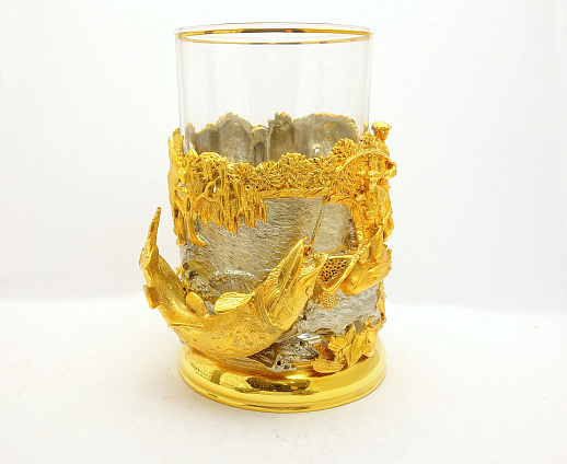 Оригинальный подстаканник "На щуку" купить с доставкой Оригинальный подстаканник "На щуку"