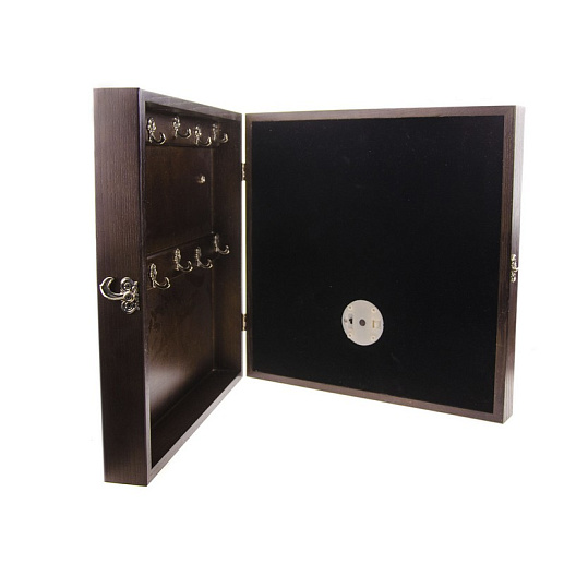 Бронзовая ключница настенная "Птицы" с подсветкой