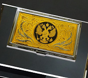 Визитница "Герб РФ". Златоуст