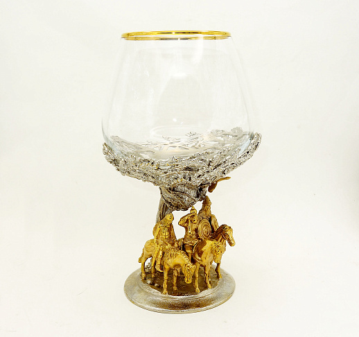 Бокал для коньяка "Три богатыря"
