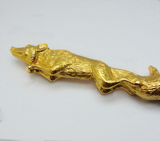 Набор шампуров "Звери". Позолота