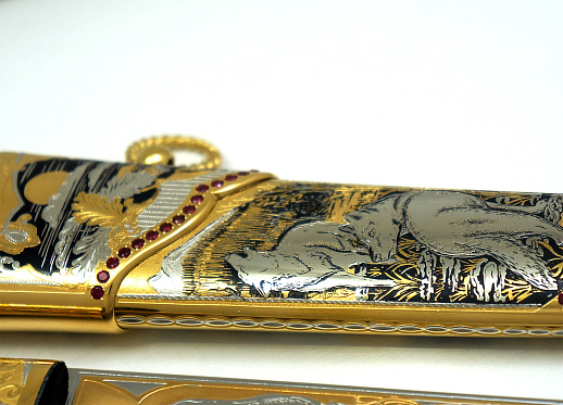 Нож "Волк" /в коробке/ № 2. Златоуст