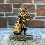 Бронзовая статуэтка "Лиса-путешественница"