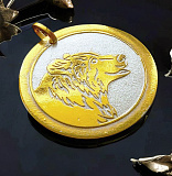 Брелок подарочный "Медведь". Златоуст