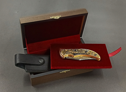 Нож складной "Волки №2"