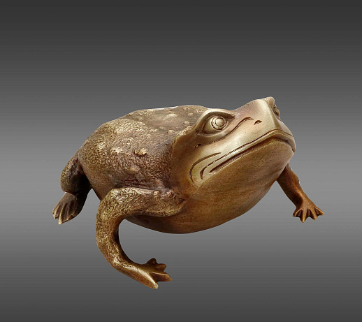 Бронзовая скульптура «Жаба»