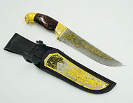 Нож "Сокол" №1 /дамаск/. Златоуст