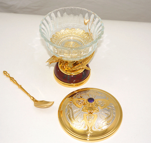 Икорница на яшме. Златоуст