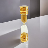 Песочные часы декоративные "Время-золото" /5 мин./. Златоуст