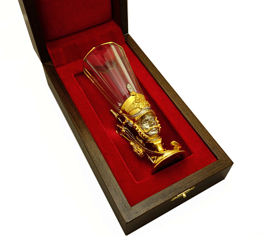 Лафитник "Гусар". Позолоченный