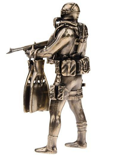 Бронзовая статуэтка "Водолаз"